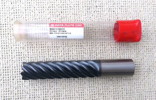 DATA FLUTE  Carbide Endmill, 1.25&#034;,    SC  **NEW**