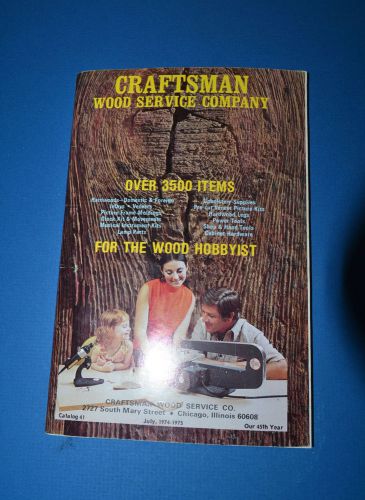 CRAFTSMAN WOOD SERVICE COMPANY GROUP LOT CATALOG 41 (JRW #087)