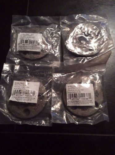 Ldr Industries, 610-2362, 1/2&#034; Black Floor Flange, Lot Of 4