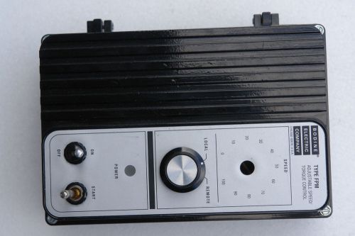 BODINE ELECTRIC 836 MOTOR CONTROL TYPE FPM