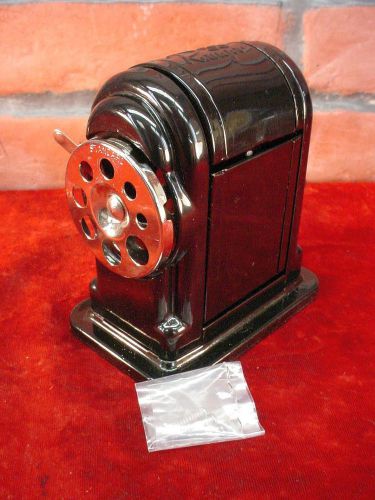 HEAVY DUTY Elmer&#039;s RANGER 55 Black Steel PENCIL SHARPENER Adjustable WALL MOUNT