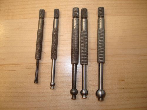 Vintage STARRETT # 829 set of  small I.D. bore gauge -A, B, C &amp; D