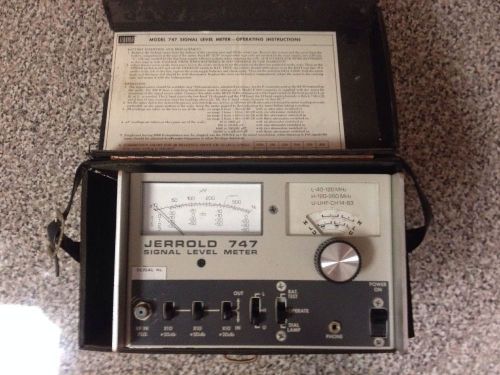 Jerrold 747 Signal Level Meter