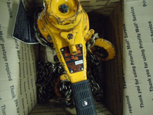 USED HARRINGTON 3/4 TON CHAIN HOIST