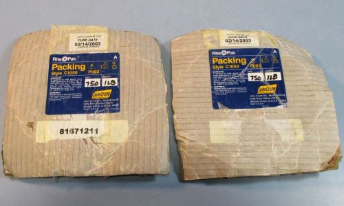 Lot 2 john crane rite-pak c1050 p003 1lb 0.75&#034; 3 foot length (6ft total) nib for sale