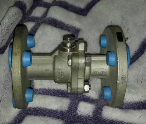 SMITH 1/2&#034; FLANGED BALL VALVE CF-7M CF-8M NEW!! $99