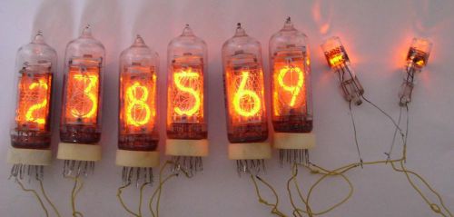 Nixie tubes IN-14.   6 pieces. Used. Ukraine.