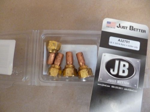 Jb refrigeration access valves grainger  3dxd9 4pcs swivel nut, 3/8 sae x 3/8 od for sale