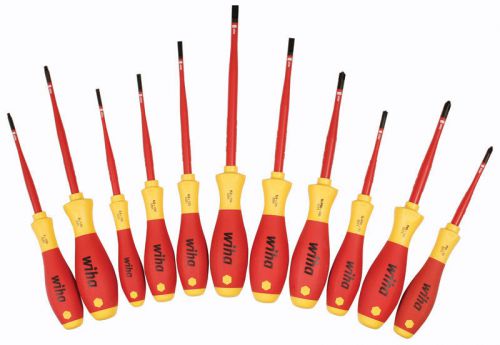 Wiha 11 Piece Slimline Insulated Screwdriver Set/32198