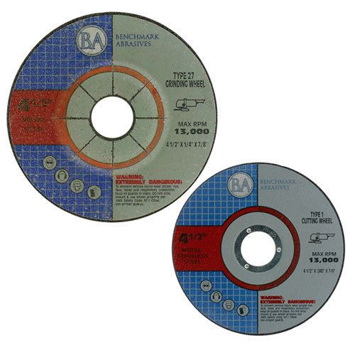 4.5&#034;x.040&#034; Premium Thin Wheels and 4.5&#034;x1/4&#034; Grinding Wheels 100