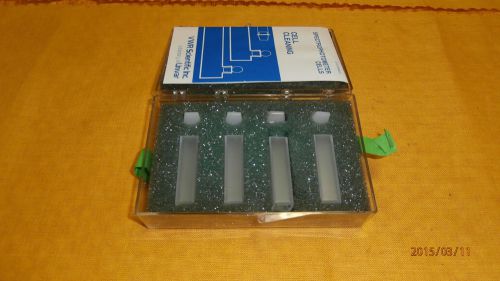 VWR Spectrophotometer Cells Rectangular 10mm light path Set of 4Cat.No 58016-425