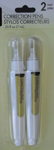 WHITE OUT CORRECTION PENS 7 mL/Pen  2 Pens/Pack