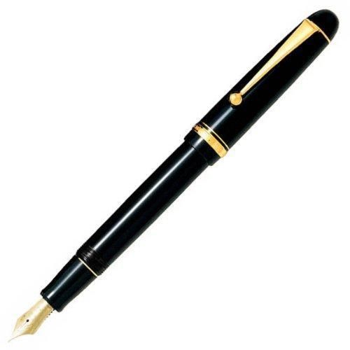 Pilot fountain pen custom 74 species: 14k 5 no. sm / axis color: black fkk-1000 for sale