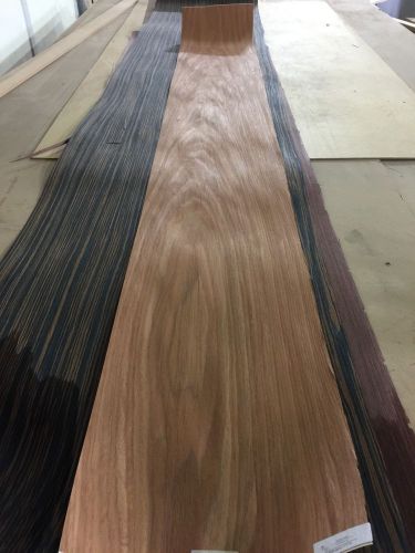 Wood Veneer Recon Mahogany 12x98 1 Pieces Total Raw Veneer &#034;EXOTIC&#034; Box 23 3