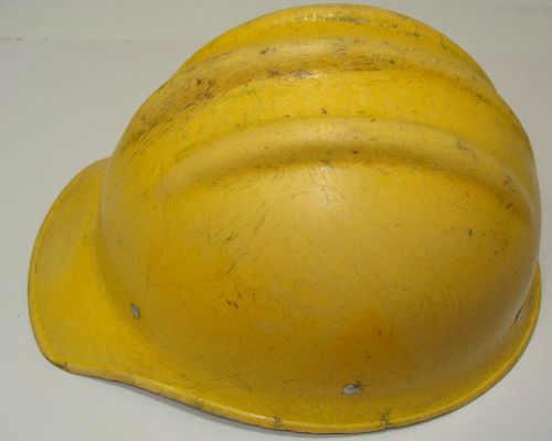 YELLOW BULLARD 502 FIBERGLASS HARD HAT  IRONWORKER