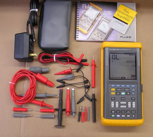 Fluke ScopeMeter 99B Dual Trace True RMS DMM, MINT, Free Shipping