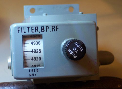 4.4 to 5.0 Ghz adjustable bandpass filter