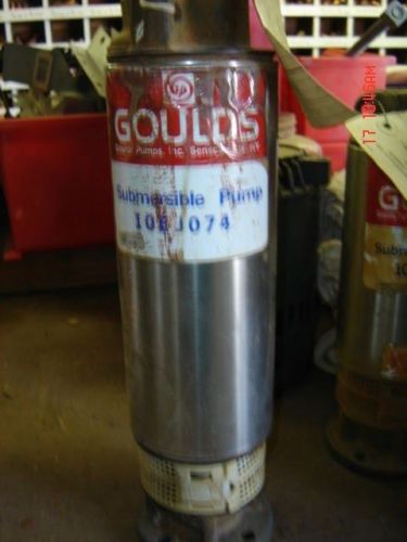 GOULDS REBUILT PUMP END 10EJ074 3/4HP 4&#034; 230V 1PH 10GPM