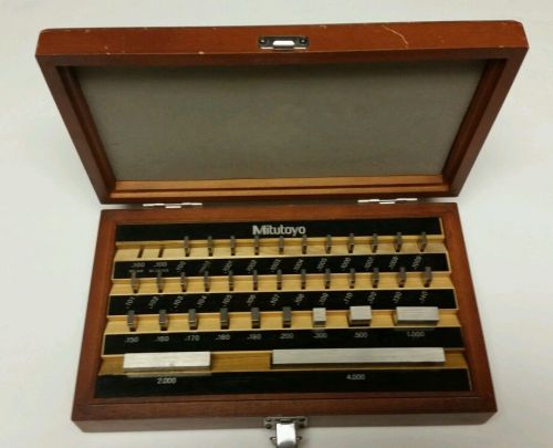 MITUTOYO GAGE BLOCK SET GRADE 3 Model 516-915 Set BE1-35-3 Japan