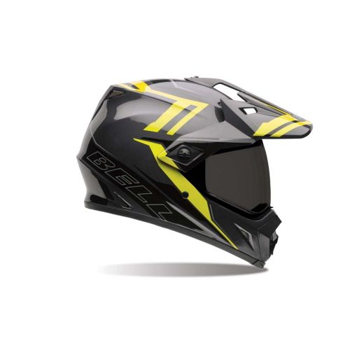 BELL HELMET MX9 ADVEN MAT BARRICADE HI-VIZ 2XL