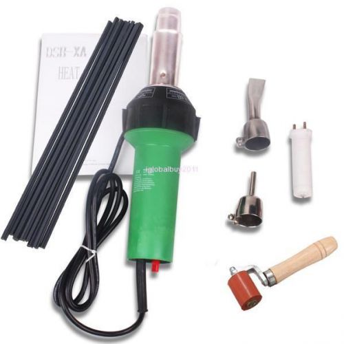 1500w plastic hot air/gas welding/welder gun + 1.1pound pvc plastic repair rods for sale