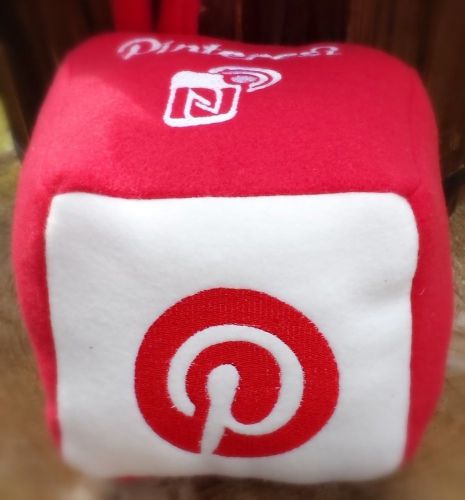 Pinterest cube plush toy ,popular social networking site item (nfc included) for sale