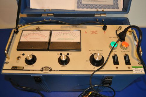 Megger biddle 15kv megohmmeter insulation tester cat 210415 nist calibrated for sale