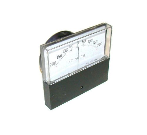 YOKOGAWA PANEL MOUNT DC VOLTMETER 0-200 VDC 3 1/2&#034; MODEL 612234-1R