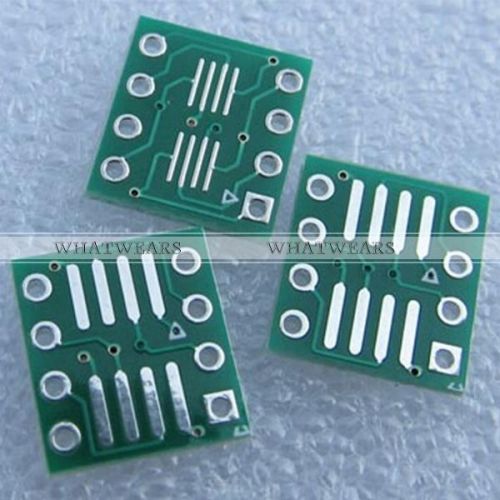 20x SOP8 SO8 SOIC8 TSSOP8 MSOP8 To DIP8 Adapter PCB DIY Conveter Board GBW