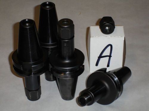 Valenite GTE, BT40 200DA Collet Chucks, 1 Lot of 4. Lot A