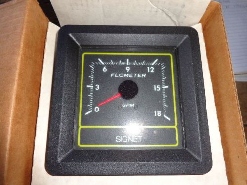 NEW SIGNET SCIENTIFIC P-58440 FLOMETER 0-18 GPM