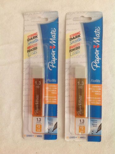 Paper Mate 1.33mm Mechanical Pencil Refills 12 Leads, 2 Pack (II)