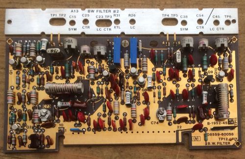 HP Circuit Card 08559-60058 A13 BW Filter #2 from 8559A Spectrum Analyzer