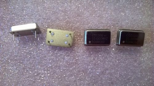 UA100  100 pcs  CO1100-10.000-MHz  Clock Oscillator 10.000MHz 100ppm  Thru Hole