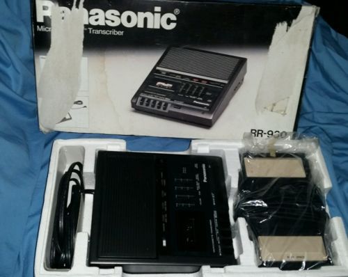 PANASONIC RR930 MICROCASSETTE  RECORDER TRANSCRIBER