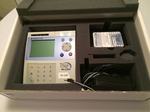 Alere Triage MeterPro Comprehensive Testing Panel Kit Fluorescence BioSite TRCHF