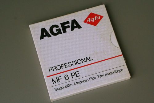 AGFA 16MM MF6PE MAGNETIC FILM. 1200 FEET ROLLS