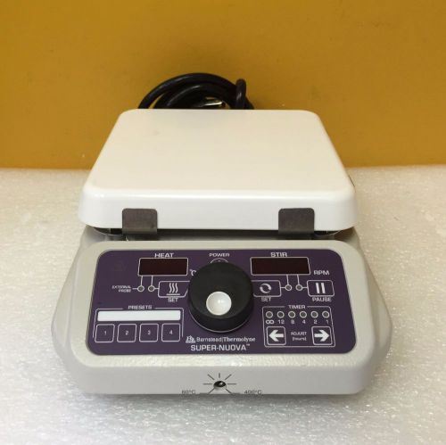 Barnstead sp131825, 7&#034; x 7&#034;, 1° to 370°c, 34° to 698°f digital hot plate stirrer for sale