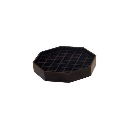 2 pack - black plastic octagon drip tray with grate, replaces bloomfield 8855-1 for sale