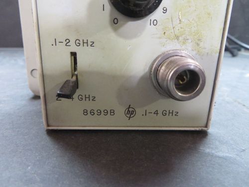 Agilent HP 8699B Sweep Oscillator Modules 100MHz to 4GHz ID (KHDG AU)