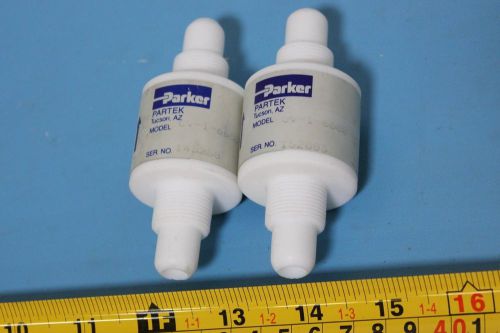 LOT OF 2 PARKER PARTEK CV-1-6688 PTFE CHECK VALVES HIGH PURITY