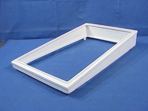 Enameled Steel Full Size RISER for Steam / Cold Table Pan 21” x 13” Sloped White