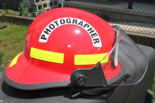 Cairns &amp; Brother 660C Metro Fireman Fire Helmet Red Brand New, NEVER worn!!!!!!!