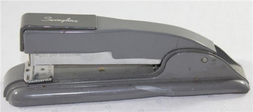 Vintage Swingline Standard Stapler Gray Metal Body Office Supplies Desk Stapler