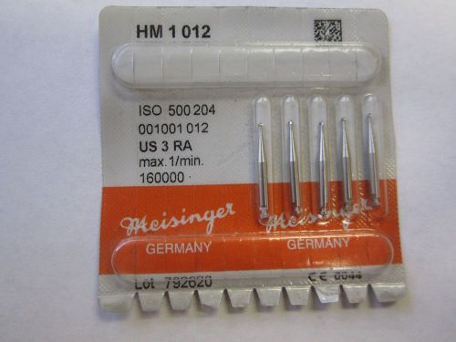 Meisinger Carbide Bur RA  / Latch # 3  Pack of 5