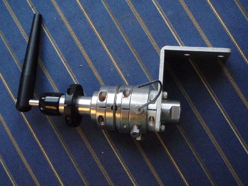 HPLC 5 port manual selector valve 10/32&#034; ports Liquid Chromatography