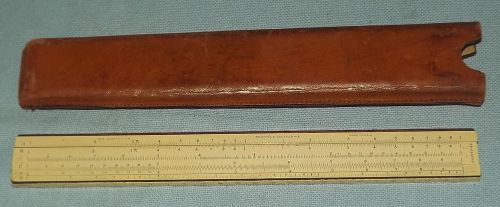 Keuffel &amp; Esser co slide rule with holder