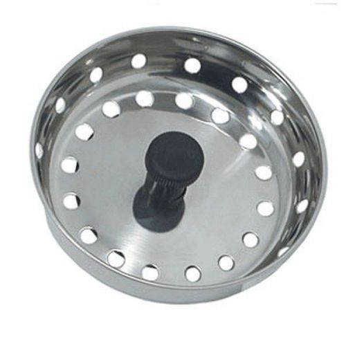 Update International SSTR-30 2.5&#034; Stainless Steel Sink Strainer