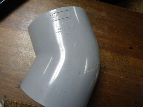 SPEARS 6&#034; CPVC 45 Deg Socket Ends Unit # 1