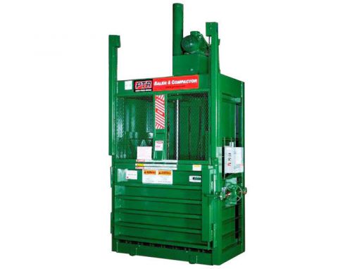 Ptr model 3400 high density plastic/corrugated vertical baler 60&#034; x 30&#034; x 48&#034; for sale